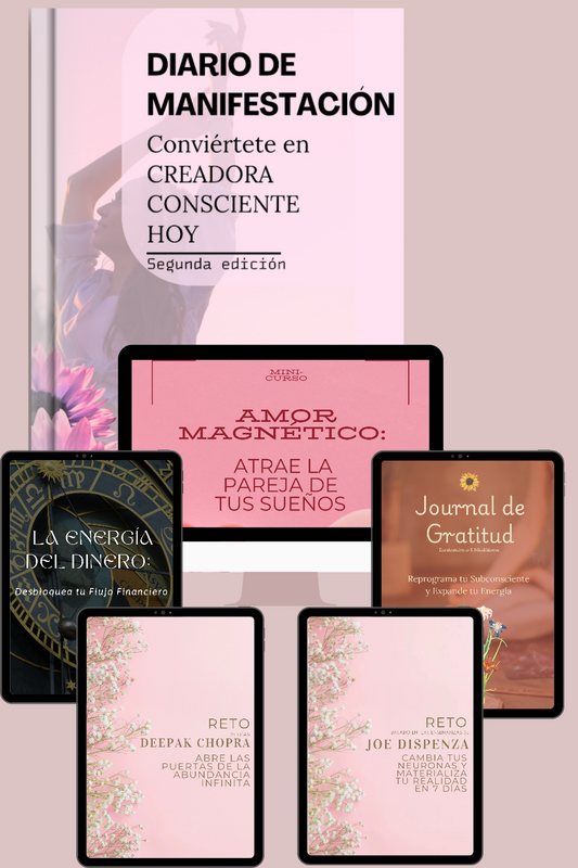 Diario de manifestación: Conviértete en CREADORA CONSCIENTE HOY + BONOS