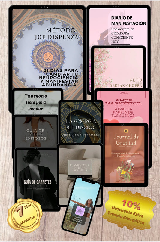 Método Joe Dispenza + Diario de Manifestación + Derechos profesionales MRR Reventa + Bonos